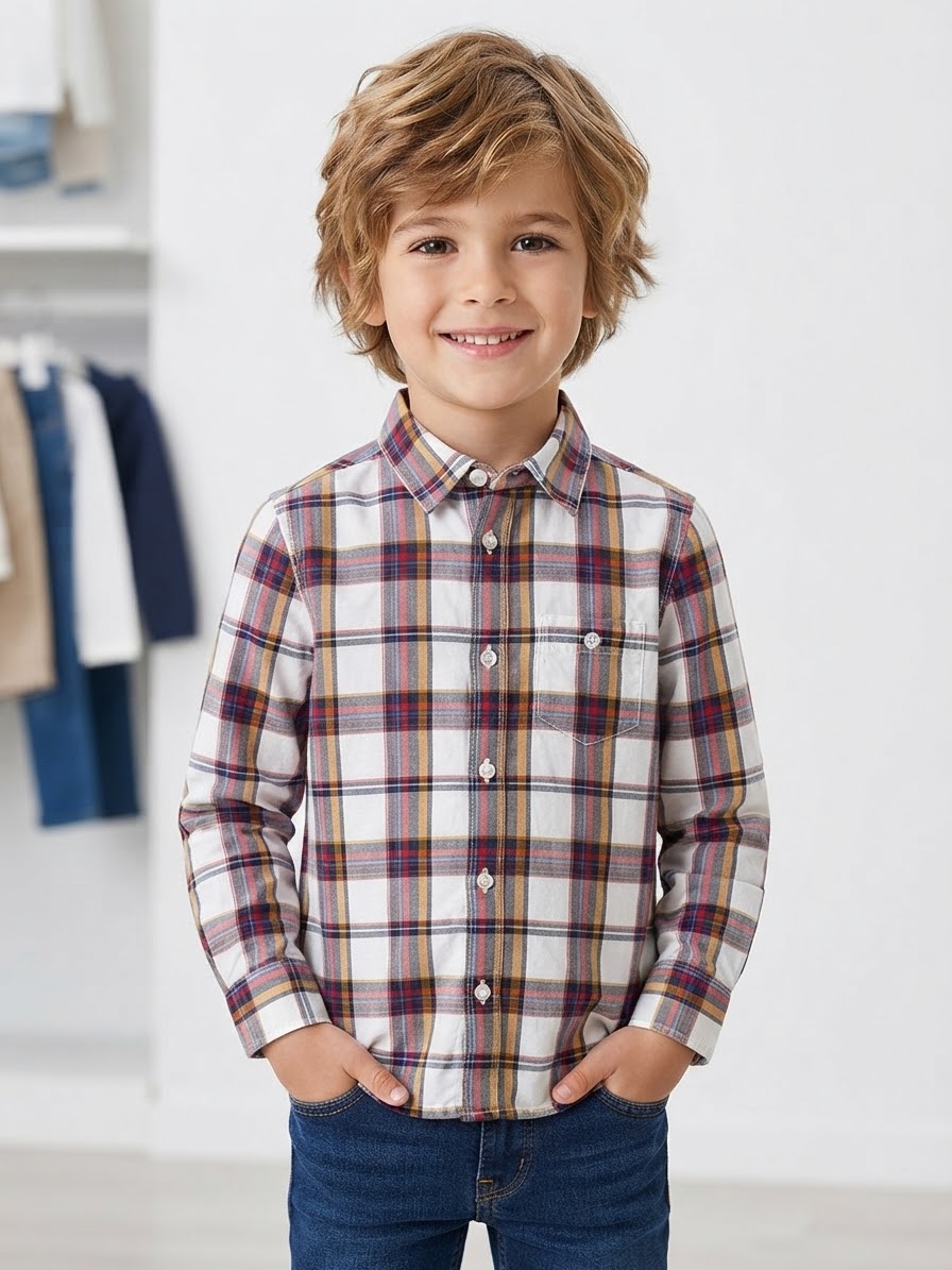 Chemise à carreaux