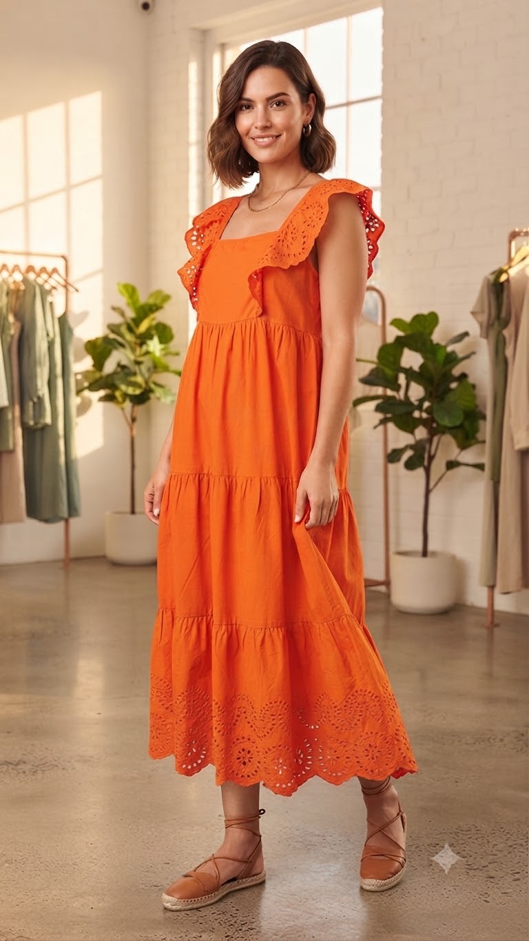 Robe orange