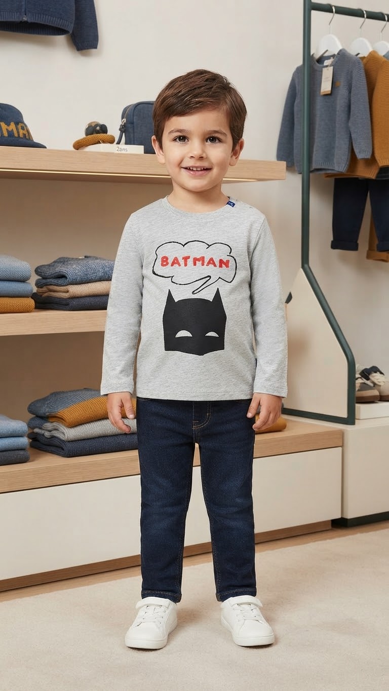 Pull gris batman