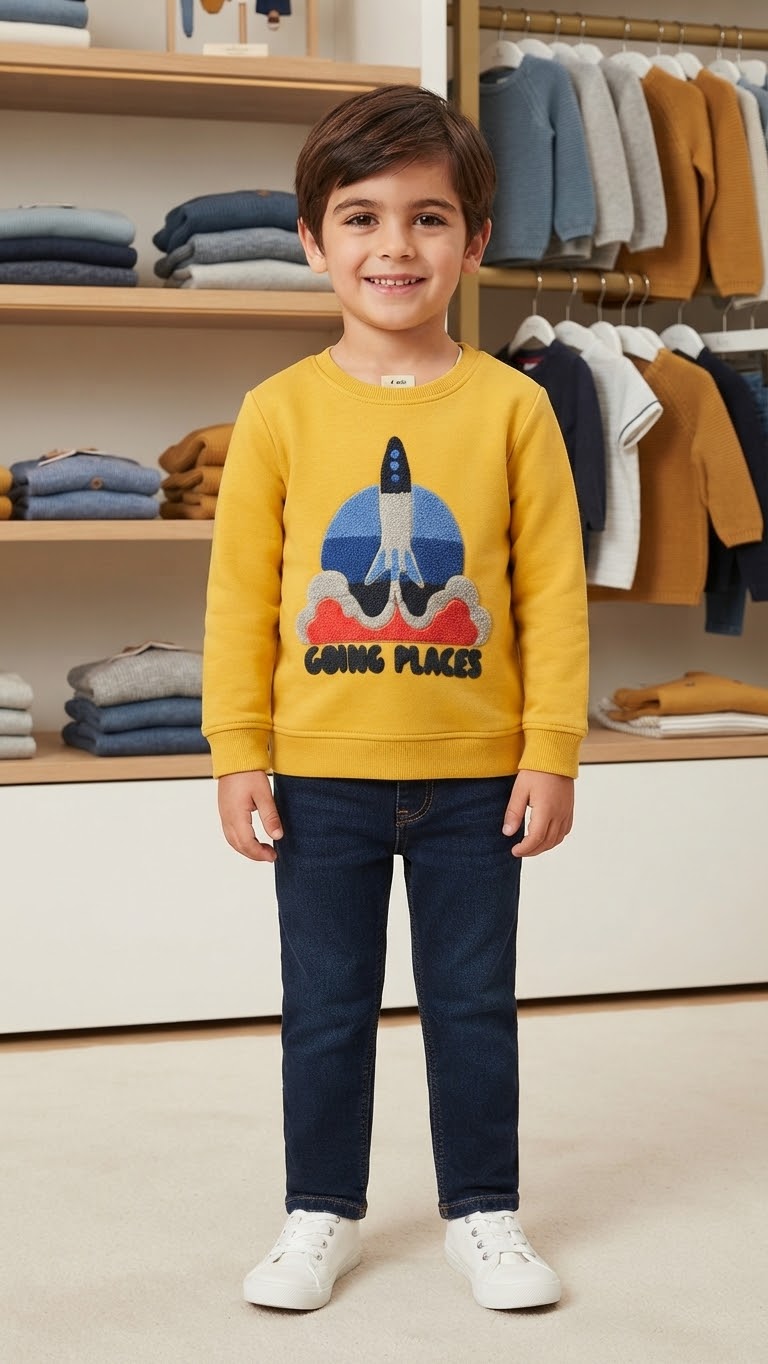 Pull jaune