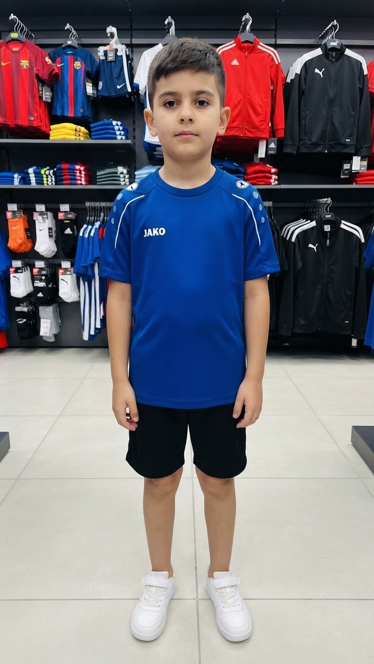 T-shirt bleu sport