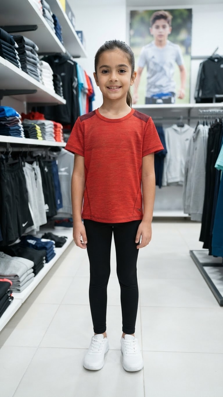 T-shirt orange sport 