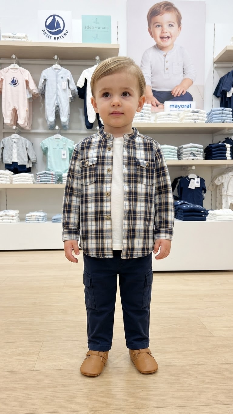 Chemise à carreaux