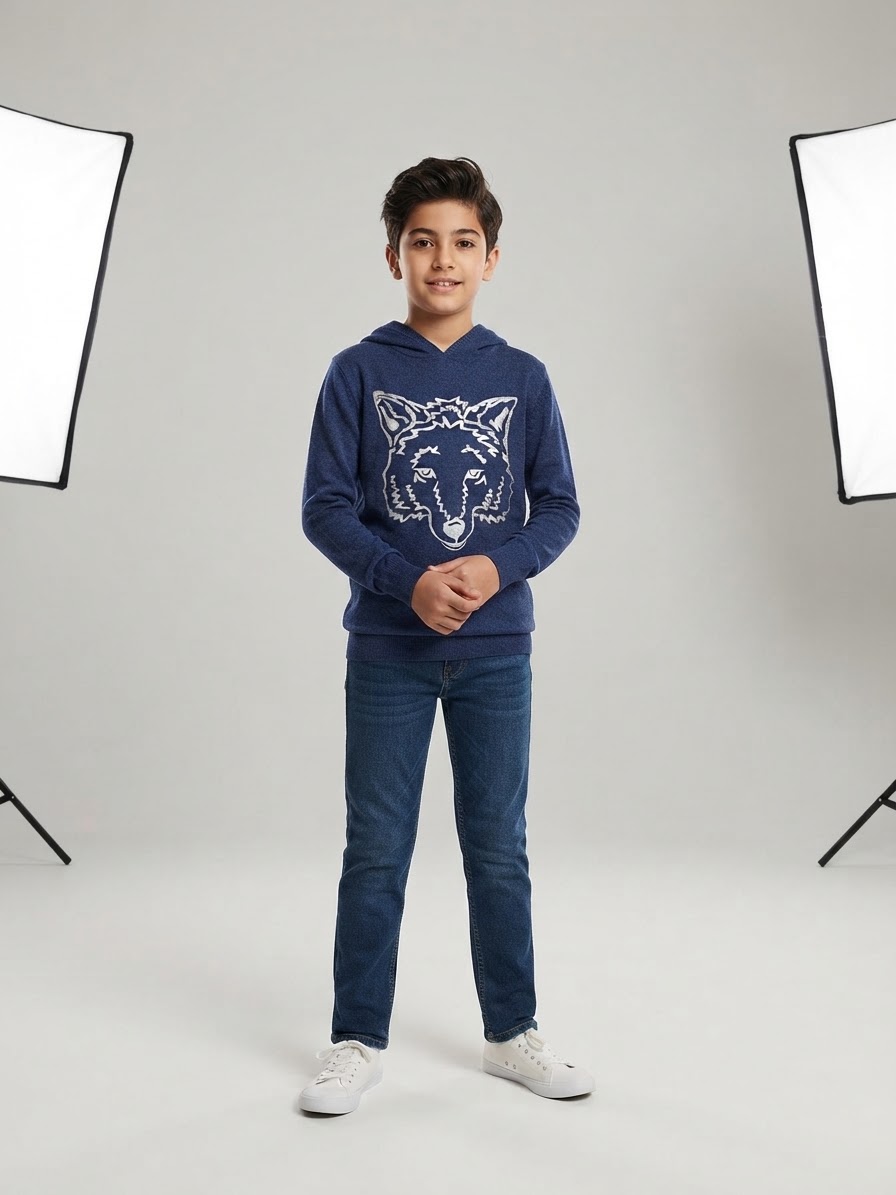 Pull bleu marine